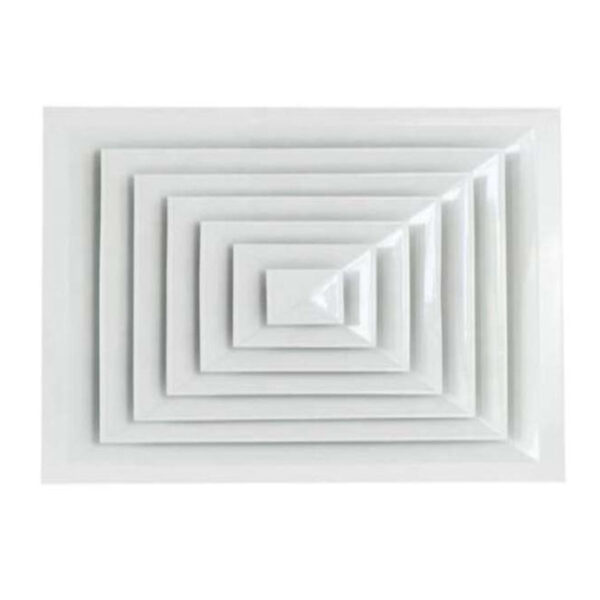4 Way Diffuser c/w Adaptor With Fan Blade Damper