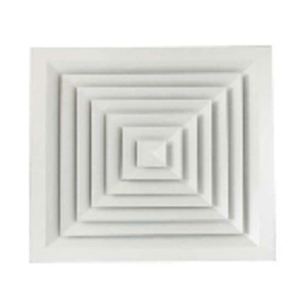 AV-ABS-SCD4FB - 4 Way Diffuser c/w Adaptor With Fan Blade Damper