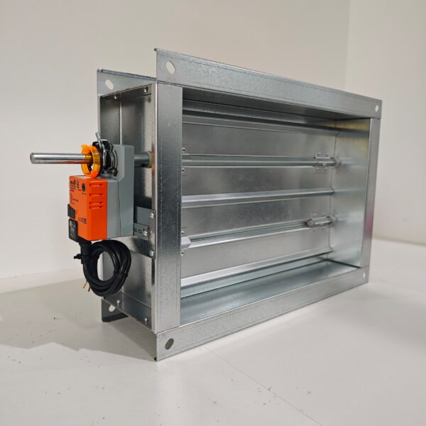 Motoriesd  Damper c/w On/Off 24 Vac Actuator